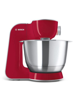 Кухонная машина Bosch Mum5 MUM58720 планетар.вращ. 1000Вт красный/серебристый