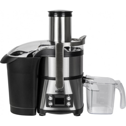 Кухонный комбайн Kitfort КТ-1395 800Вт серебристый/черный
