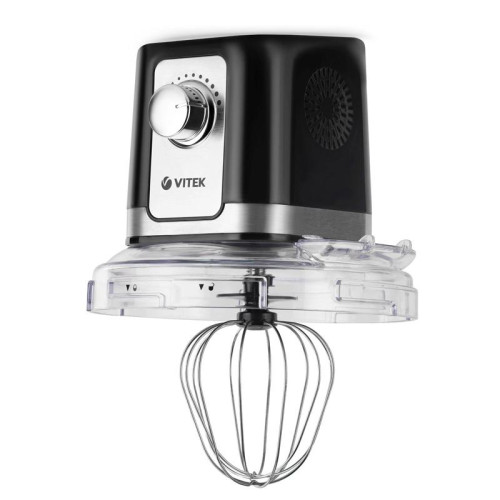 Кухонная машина Vitek VT-1435 планетар.вращ. 1000Вт черный/серебристый