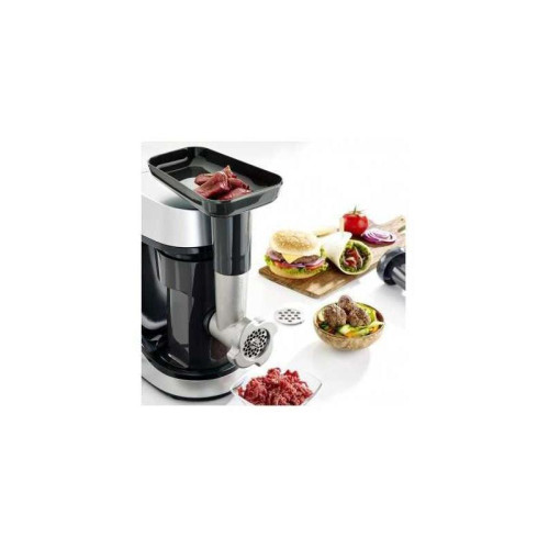 Кухонная машина Moulinex QA51AD10 планетар.вращ. 1100Вт серебристый/черный