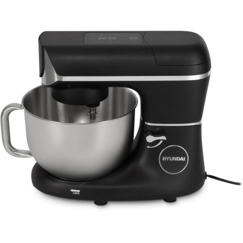 Кухонная машина Hyundai HYM-S8591 планетар.вращ. 1500Вт черный/серебристый