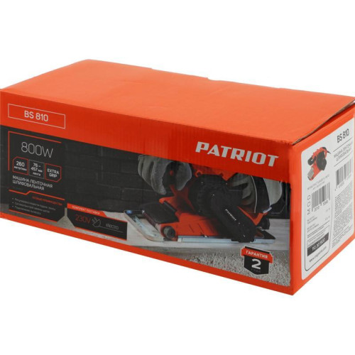 Ленточная шлифовальная машина Patriot BS 810 800Вт шир.ленты 76мм (110301500) Ленточная шлифовальная машина Patriot BS 810 800Вт шир.ленты 76мм (110301500)