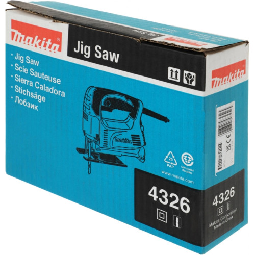 Лобзик Makita 4326 450Вт 3100ходов/мин от электросети
