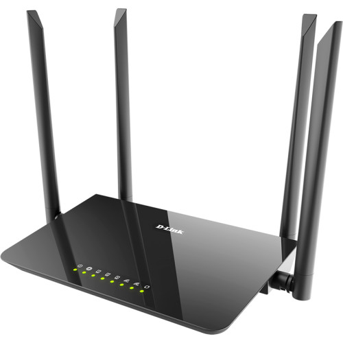 маршрутизатор/ DIR-843,DIR-843/RU/B1A AC1200 Wi-Fi Router, 1000Base-T WAN, 3x1000Base-T LAN, 4x5dBi external antennas