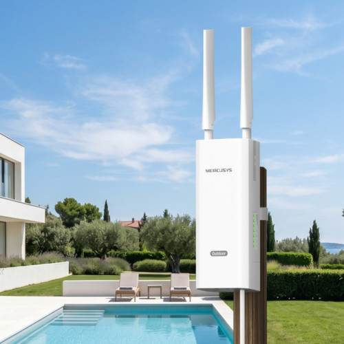 Маршрутизатор/ AC1200 Wi-Fi 4G+ LTE Outdoor/Indoor Router, Build-In 300Mbps 4G LTE Modem