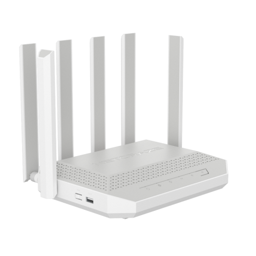 Маршрутизатор/ Netcraze Hero 5G Мультигигабитный интернет-центр с модемом 5G, двумя слотами для SIM-карт, Mesh Wi-Fi 6 AX3000, Smart-коммутатором 1?2.5G и 4?1G, многофункциональными портами USB 3.0 и 2.0
