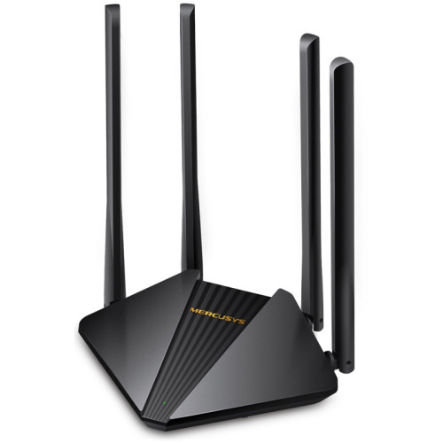 AC1200 Dual-Band Wi-Fi Gigabit Router, 4? Fixed External Antennas, 2? Gb LAN Ports, 1? Gb WAN Port