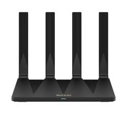 Двухдиапазонный гигабитный Wi-Fi 6 роутер/ Tenda AX12 Pro Двухдиапазонный гигабитный Wi-Fi 6 роутер AX3000, 2,4/5 ГГц, до 2976 Мбит/с, LAN 3x1Гбит/с, WAN 1x1Гбит/с, антенны 4х7 дБи, черный