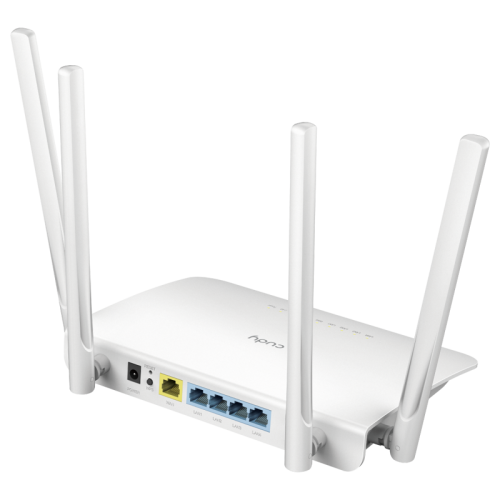 Маршрутизатор/ AC1200 Gigabit Dual Band Wi-Fi Mesh Router, Chipset MediaTek, 5 x10/100/1000Mbps RJ45 Ports, 4 x 5dBi fixed antennas,  WiFi router/AP/ Repeater/WISP Mode, 802.11ac/a/b/g/n, 867Mbps at 5GHz + 300Mbps at 2.4GHz, Zerotier/Wireguard/OpenVPN/IPS