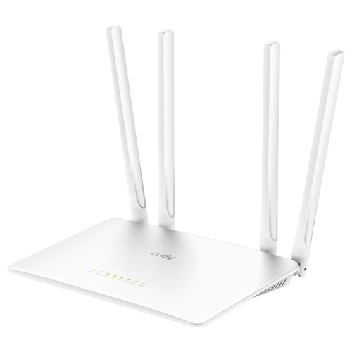 Маршрутизатор/ AC1200 Dual Band Wi-Fi Router, Chipset MediaTek, 802.11ac/a/b/g/n, 867Mbps at 5GHz + 300Mbps at 2.4GHz, 5 x10/100Mbps Ports, WiFi router/AP/ Repeater/WISP Mode,4  5dBi fixed antennas, WPA3, Guest network, WPS, DDNS, VPN Client, IPv6,TR069/T