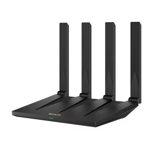 Двухдиапазонный гигабитный Wi-Fi 6 роутер/ Tenda AX12 Pro Двухдиапазонный гигабитный Wi-Fi 6 роутер AX3000, 2,4/5 ГГц, до 2976 Мбит/с, LAN 3x1Гбит/с, WAN 1x1Гбит/с, антенны 4х7 дБи, черный