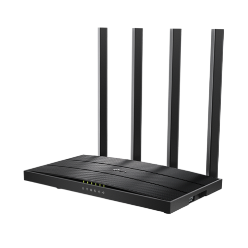 Роутер беспроводной TP-Link Archer C6U AC1200 10/100/1000BASE-TX/4G ready черный