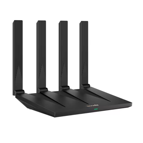 Двухдиапазонный гигабитный Wi-Fi 6 роутер/ Tenda AX12 Pro Двухдиапазонный гигабитный Wi-Fi 6 роутер AX3000, 2,4/5 ГГц, до 2976 Мбит/с, LAN 3x1Гбит/с, WAN 1x1Гбит/с, антенны 4х7 дБи, черный