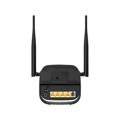 маршрутизатор/ DSL-2750U/R,DSL-2750U/RA ADSL2+ N300 Wi-Fi Router, 4x100Base-TX LAN, 2x5dBi external antennas, Annex A, DSL port, Ethernet WAN support