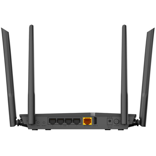 Маршрутизатор/ AC1200 Wi-Fi Router, 1000Base-T WAN, 4x1000Base-T LAN, 4x5dBi external antennas, USB port, 3G/LTE support