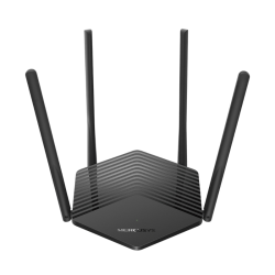 Роутер беспроводной Mercusys MR60X AX1500 10/100/1000BASE-TX черный