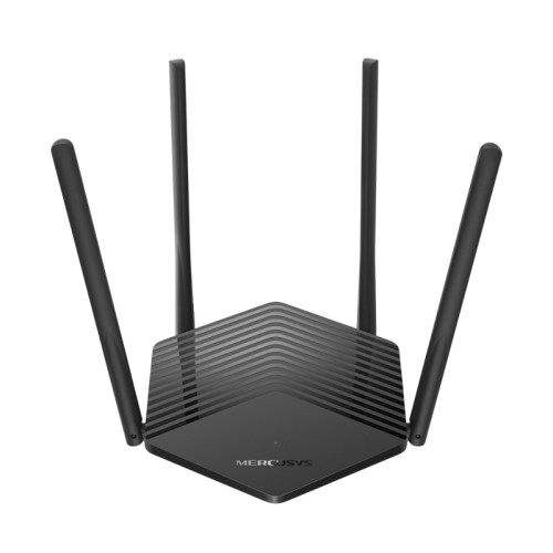 Роутер беспроводной Mercusys MR60X AX1500 10/100/1000BASE-TX черный