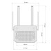Маршрутизатор/ Netcraze Ultra Мультигигабитный интернет-центр с Mesh Wi-Fi 7 BE7200, Smart-коммутатором 1?10G, 1?2.5G и 4?1G, многофункциональными портами USB 3.2 и 2.0