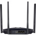 Маршрутизатор/ AX3000 Dual-Band Wi-Fi 6 Router, 574 Mbps at 2.4 GHz + 2402 Mbps at 5 GHz, 4x Fixed External Antennas, 3x Gigabit LAN Ports, 1x Gigabit WAN Port