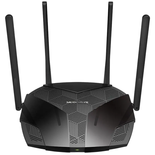 Маршрутизатор/ AX3000 Dual-Band Wi-Fi 6 Router, 574 Mbps at 2.4 GHz + 2402 Mbps at 5 GHz, 4x Fixed External Antennas, 3x Gigabit LAN Ports, 1x Gigabit WAN Port
