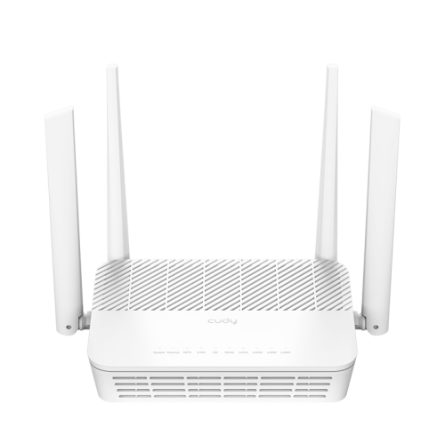 Маршрутизатор/ AX3000 2.5G Dual Band Wi-Fi 6 Mesh Router, Chipset MT7981BA+MT7976CN+MT7531AE+RTL8221B, 802.11ax/ac/a/b/g/n, 2402Mbps at 5GHz + 574Mbps at 2.4GHz, 1 x 2.5G Port , 4 x 10/100/1000Mbps Ports, 4 x 5dBi fixed antennas, WiFi router/AP/ Repeater/