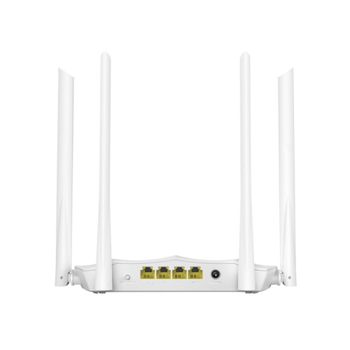 Маршрутизатор/ Tenda WiFi Router AC5 (WLAN 867 Mbps, Dual-band 2.4GHz+5.1GHz, 802.11ac+3xLAN RG45 10/1000+1xWAN GBL) 4x 5dBi ext Antenna