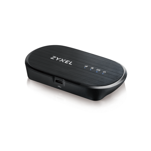 Маршрутизатор/ ZYXEL WAH7601 Portable LTE Cat.4 Wi-Fi router (SIM card inserted), 802.11n (2.4 GHz) up to 300 Mbps, support LTE / 4G / 3G / 2G, micro USB power, battery up to 8 hours