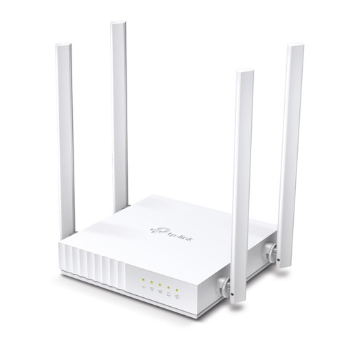 Маршрутизатор/ AC750 Wireless Dual Band Router, 433 at 5 GHz +300 Mbps at 2.4 GHz, 802.11ac/a/b/g/n, 1 port WAN 10/100 Mbps + 4 ports LAN 10/100 Mbps, 3 fixed antennas, L2TP Russia/PPTP Russia/PPPoE Russia support, IGMP Snooping/Proxy, Bridge and 802.1Q T