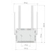 Маршрутизатор/ Netcraze Viva Гигабитный интернет-центр с Mesh Wi-Fi 5 AC1200, 4-портовым Smart-коммутатором и многофункциональным портом USB