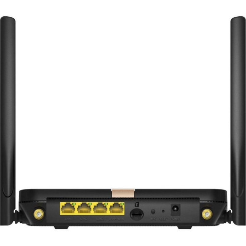 Маршрутизатор/ AC1200 Wi-Fi 4G LTE Cat.4 Router,1200Mbps Wi-Fi, build-in 4G LTE modem, Chipset MediaTek, 300Mbps at 2.4GHz + 867Mbps at 5GHz, 2 WiFi  antennas, 2 Detachable 4G antennas, 4 10/100M RJ45 Ports, Nano SIM Slot, Cudy Mesh Support, PPTP/L2TP/Ope