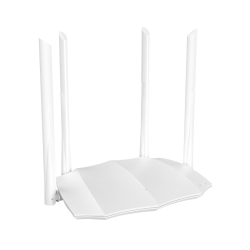 Маршрутизатор/ Tenda WiFi Router AC5 (WLAN 867 Mbps, Dual-band 2.4GHz+5.1GHz, 802.11ac+3xLAN RG45 10/1000+1xWAN GBL) 4x 5dBi ext Antenna