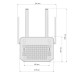 Маршрутизатор/ Netcraze Giga Мультигигабитный интернет-центр с Mesh Wi-Fi 6 AX3000, Smart-коммутатором 1?2.5G/SFP и 4?1G, многофункциональными портами USB 3.0 и 2.0