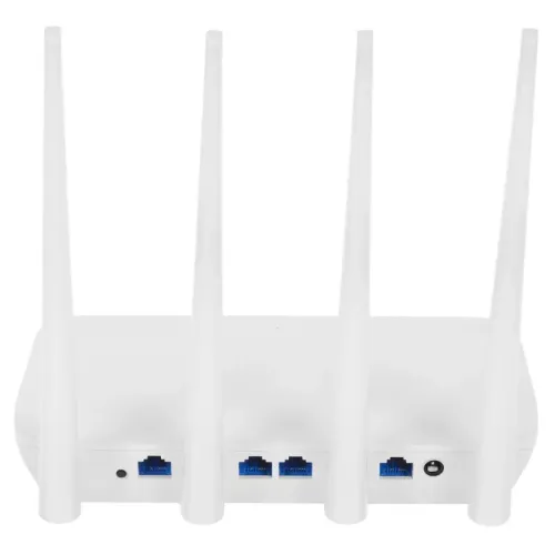 Маршрутизатор/ Tenda F6 Wi-Fi роутер N300, до 300 Мбит/с на 2,4 ГГц, LAN 3x100 Мбит/с, WAN 1x100 Мбит/с, 4x5dBi антенны, белый корпус