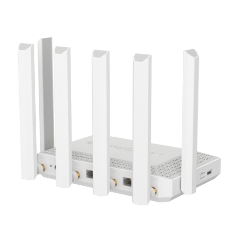 Маршрутизатор/ Netcraze Hero 5G Мультигигабитный интернет-центр с модемом 5G, двумя слотами для SIM-карт, Mesh Wi-Fi 6 AX3000, Smart-коммутатором 1?2.5G и 4?1G, многофункциональными портами USB 3.0 и 2.0