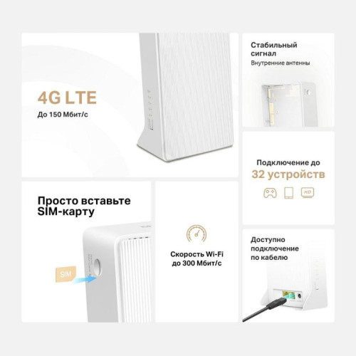 Маршрутизатор Mercusys MB112-4G Маршрутизатор Mercusys MB112-4G