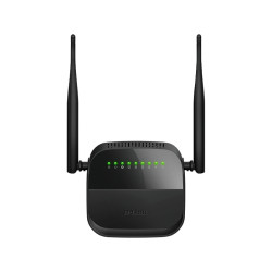 маршрутизатор/ DSL-2750U/R,DSL-2750U/RA ADSL2+ N300 Wi-Fi Router, 4x100Base-TX LAN, 2x5dBi external antennas, Annex A, DSL port, Ethernet WAN support