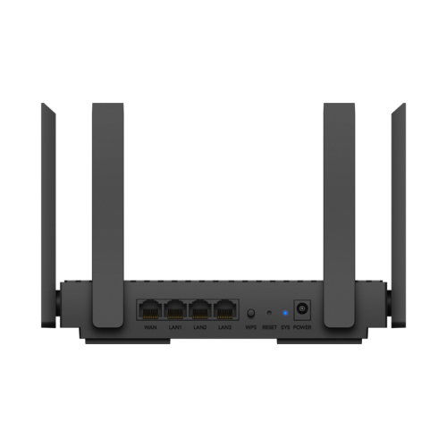 Маршрутизатор/ AX1500 Gigabit Dual Band Wi-Fi 6 Router, Chipset Realtek, 802.11ax/ac/a/b/g/n, 1201Mbps at 5GHz +300Mbps at 2.4GHz, 4 x 10/100/1000Mbps Ports, WPA3, 4 x 5dBi fixed antennas