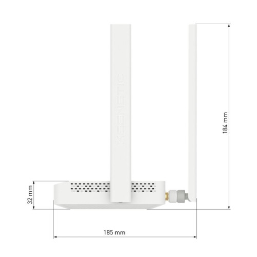 Маршрутизатор/ Keenetic Runner 4G Интернет-центр с модемом 4G/3G, Mesh Wi-Fi N300 и 4-портовым Smart-коммутатором