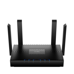 Маршрутизатор/ AX3000 Gigabit Dual Band Wi-Fi 6 Mesh Router, Chipset MT7981BA+MT7976CN+MT7531AE, 802.11ax/ac/a/b/g/n, 2402Mbps at 5GHz + 574Mbps at 2.4GHz, 4 10/100/1000Mbps Ports, 4 x 5dBi fixed antennas, WiFi router/AP/ Repeater/WISP Mode, PPTP/L2TP/Ope