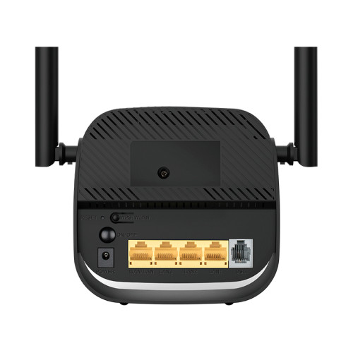 маршрутизатор/ DSL-2750U/R,DSL-2750U/RA ADSL2+ N300 Wi-Fi Router, 4x100Base-TX LAN, 2x5dBi external antennas, Annex A, DSL port, Ethernet WAN support