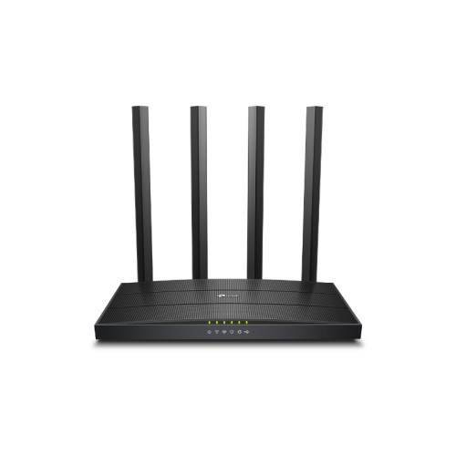 Маршрутизатор/ AC1200 Dual-band Wi-Fi gigabit router, up to 867 Mbps at 5 GHz + up to 300 Mbps at 2.4 GHz, support for 802.11ac/n/a/b/g standards, Wi-Fi On / Off buttons, 5 Gigabit ports, 4 fixed antennas