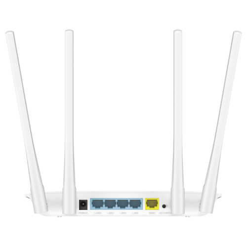 Маршрутизатор/ AC1200 Dual Band Wi-Fi Router, Chipset MediaTek, 802.11ac/a/b/g/n, 867Mbps at 5GHz + 300Mbps at 2.4GHz, 5 x10/100Mbps Ports, WiFi router/AP/ Repeater/WISP Mode,4  5dBi fixed antennas, WPA3, Guest network, WPS, DDNS, VPN Client, IPv6,TR069/T