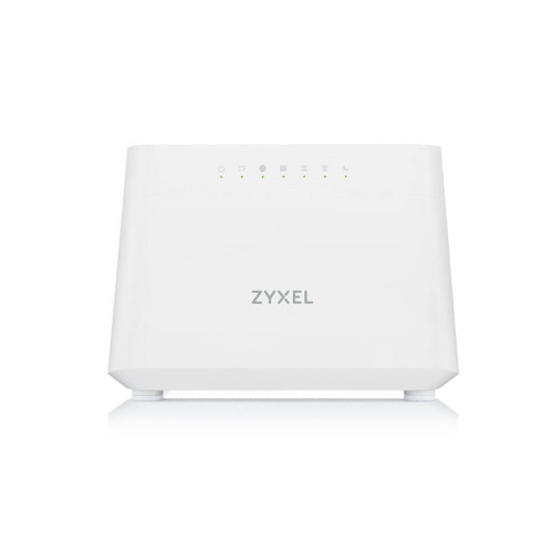 Маршрутизатор/ Zyxel EX3301-T0 Gigabit Wi-Fi router, AX1800, Wi-Fi 6, MU-MIMO, EasyMesh, 802.11a/b/g/n/ac/ax (600+1200 Mbps), 1xWAN GE, 4xLAN GE, 2xFXS, 1xUSB2.0 (no PPTP/L2TP support)