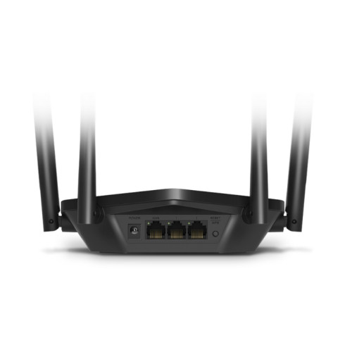Роутер беспроводной Mercusys MR60X AX1500 10/100/1000BASE-TX черный