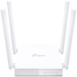 Маршрутизатор/ AC750 Wireless Dual Band Router, 433 at 5 GHz +300 Mbps at 2.4 GHz, 802.11ac/a/b/g/n, 1 port WAN 10/100 Mbps + 4 ports LAN 10/100 Mbps, 3 fixed antennas, L2TP Russia/PPTP Russia/PPPoE Russia support, IGMP Snooping/Proxy, Bridge and 802.1Q T