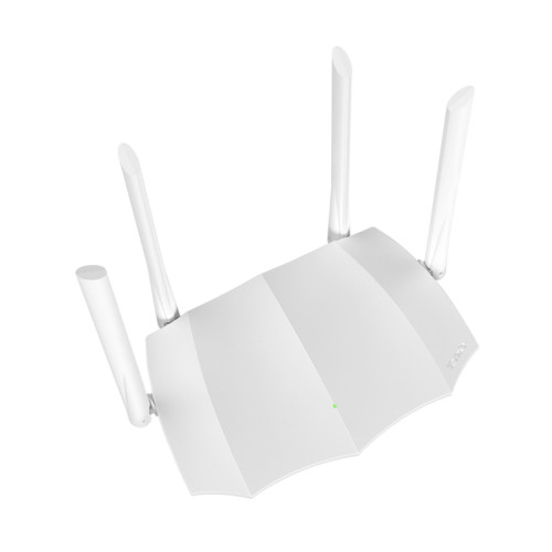 Маршрутизатор/ Tenda WiFi Router AC5 (WLAN 867 Mbps, Dual-band 2.4GHz+5.1GHz, 802.11ac+3xLAN RG45 10/1000+1xWAN GBL) 4x 5dBi ext Antenna