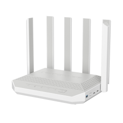 Маршрутизатор/ Netcraze Hero 5G Мультигигабитный интернет-центр с модемом 5G, двумя слотами для SIM-карт, Mesh Wi-Fi 6 AX3000, Smart-коммутатором 1?2.5G и 4?1G, многофункциональными портами USB 3.0 и 2.0