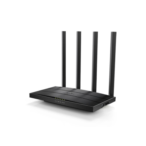 Маршрутизатор/ AC1200 Dual-band Wi-Fi gigabit router, up to 867 Mbps at 5 GHz + up to 300 Mbps at 2.4 GHz, support for 802.11ac/n/a/b/g standards, Wi-Fi On / Off buttons, 5 Gigabit ports, 4 fixed antennas