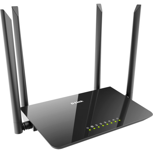 маршрутизатор/ DIR-843,DIR-843/RU/B1A AC1200 Wi-Fi Router, 1000Base-T WAN, 3x1000Base-T LAN, 4x5dBi external antennas