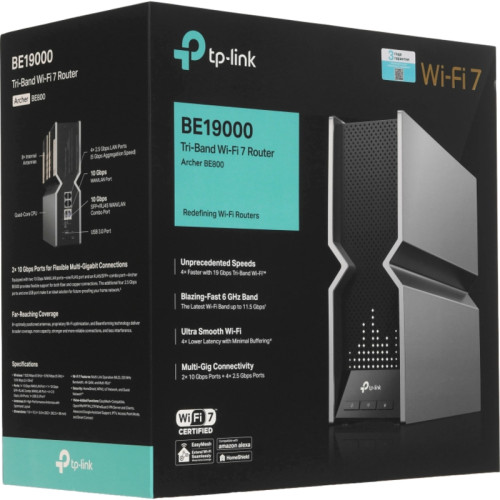 Маршрутизатор/ BE19000 Tri-Band Wi-Fi 7 Router
